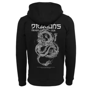 Zip-up hoodie Mister Tee Dragons Never Die Heavy image-2