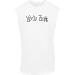 Sleeveless T-shirt Mister Tee New York Wording image-0