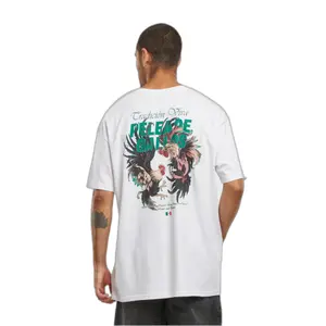 Oversized T-shirt Mister Tee Pelea De Gallos image-4
