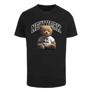 T-shirt Mister Tee New York College Bear image-0