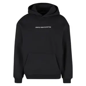 Women's fluffy hoodie Mister Tee Started From The Bottom EMB image-0