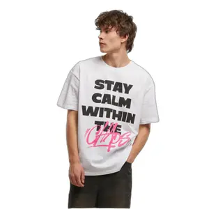 Oversized T-shirt Mister Tee Stay Calm In Chaos image-0