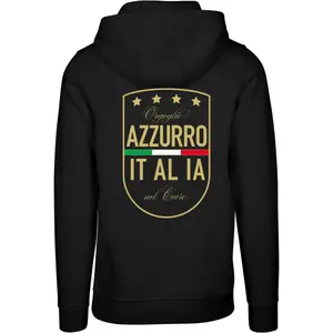 Hooded sweatshirt Mister Tee Azurro Italia image-1