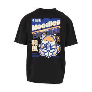 Oversized T-shirt Mister Tee Yummy Noodles image-1