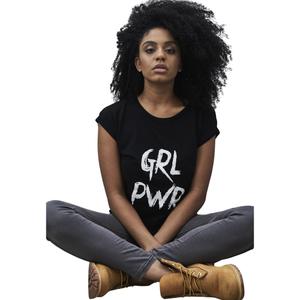 Women's large size T-shirt Mister Tee GRL PWR image-1