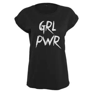 Women's large size T-shirt Mister Tee GRL PWR image-0