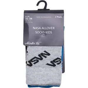 Meias para crianças Mister Tee Nasa Allover (x3) image-5