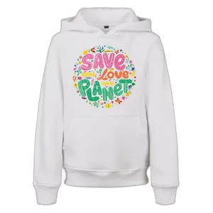 Girl hoodie Mister Tee Save And Love image-0