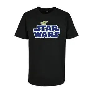Kid's T-shirt Mister Tee Star Wars Blue Logo image-0
