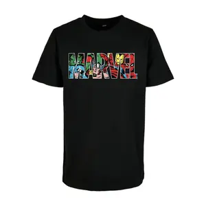 Child's T-shirt Mister Tee Marvel Logo Charakter image-0