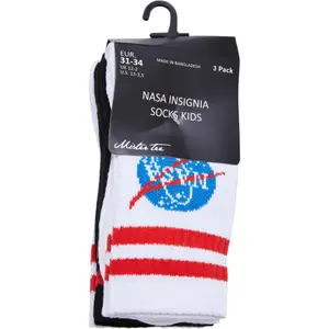 Children's socks Mister Tee Nasa Insignia (x3) image-1