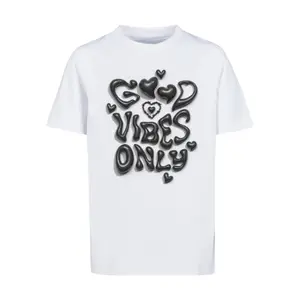 Kid's T-shirt Mister Tee Good Vibes Only Heart image-0