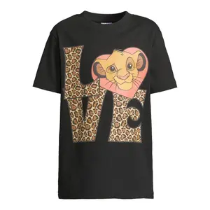 Girl's T-shirt Mister Tee Simba Love image-0
