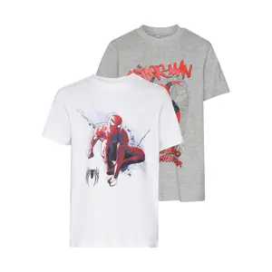 Kid's T-shirt Mister Tee Spiderman kurzarm (x2) image-0
