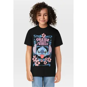 Girl's T-shirt Mister Tee Lilo & Stitch kurzarm (x2) image-5