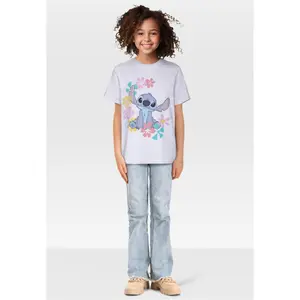 Girl's T-shirt Mister Tee Lilo & Stitch kurzarm (x2) image-3