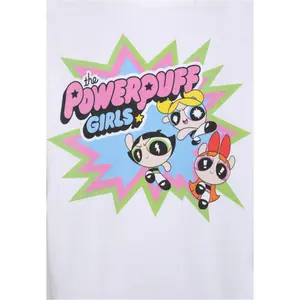 Girl's T-shirt Mister Tee Power Puff Action image-2
