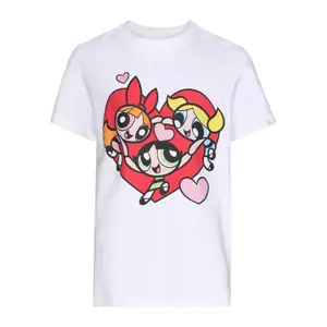 Girl's T-shirt Mister Tee Power Puff Heart image-0