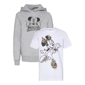 Girl's t-shirt and hoodie Mister Tee Minnie Mouse image-0