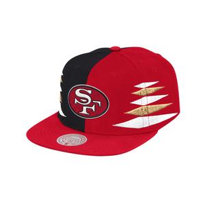 hhss1093-sf4yypppbkrd-cappellino-snapback-nfl-san-francisco-49ers-diamond-nero-rosso-tu