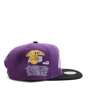 Snapback cap Los Angeles Lakers HWC Team Origins image-3