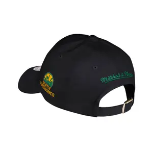 Boné de basebol Mitchell & Ness Foundation Script Seattle Supersonics image-1