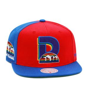 6mussh21299-dnurdry-snapback-cap-denver-nuggets-rear-script-deadstock-hwc-red-blue-one-size