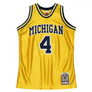 NCAA Michigan Wolverines jersey Chris Webber 1991 image-0
