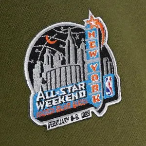 Felpa con cappuccio New York Knicks Script Flight image-3