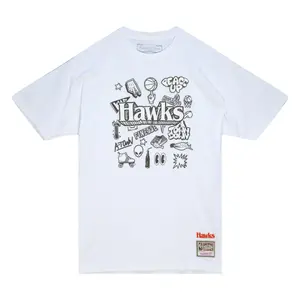 T-shirt Atlanta Hawks NBA Doodle image-0