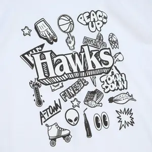 T-shirt Atlanta Hawks NBA Doodle image-2