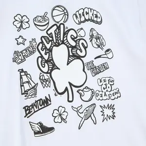 Camiseta Boston Celtics NBA Doodle image-2