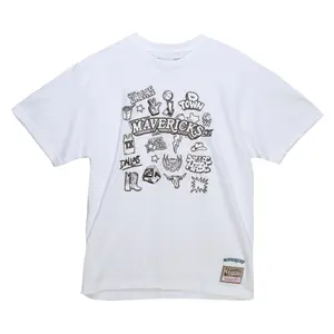 T-shirt Dallas Mavericks NBA Doodle image-0