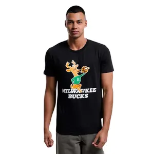 T-shirt Milwaukee Bucks NBA Team Logo image-0