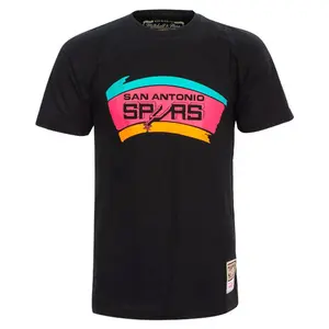 T-shirt San Antonio Spurs NBA Neon Logo image-0