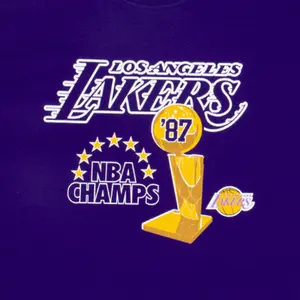T-shirt Los Angeles Lakers NBA 1987 Champs image-1