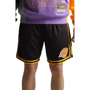 Short with Los Angeles Lakers logo image-1