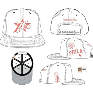Snapback cap Philadelphia 76ers Uv Reactive Hwc image-0