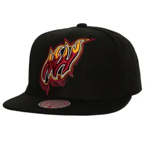 Snapback cap Mitchell & Ness Big Face 7.0 Miami Heat image-0