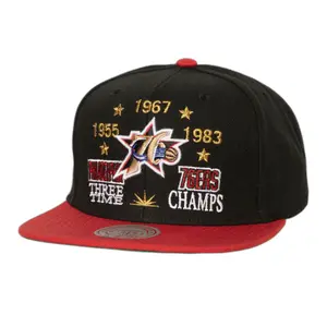 Gorra Mitchell & Ness Champ Is Here Philadelphia 76ers image-0