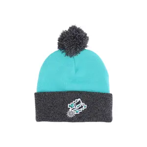 Two-tone beanie with pompom San Antonio Spurs NBA Hwc