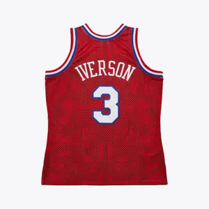 NBA Philadelphia 76ers Jersey Allen Iverson Asian Heritage Yot Snake image-1