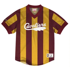 Jersey Cleveland Cavaliers NBA wordmark mesh image-0