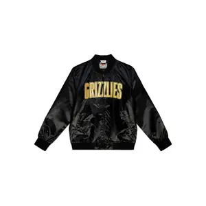 Satin jacket Mitchell & Ness Big Face 4.0 Vancouver Grizzlies