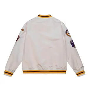 Lightweight satin jacket Los Angeles Lakers M&N City Collection image-1