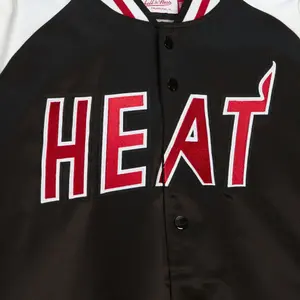 Lightweight satin jacket Miami Heat Primetime image-2