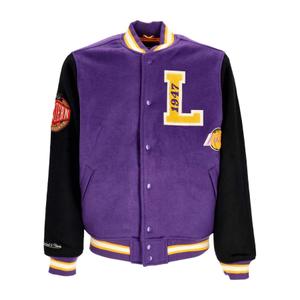 ojbf5521-lalyypppprbk-blouson-los-angeles-lakers-team-legacy-varsity-purple-black