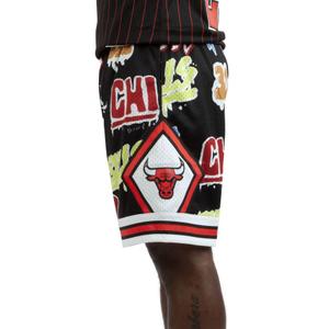 Short Chicago Bulls NBA Slap Sticker Swingman 1997 image-2