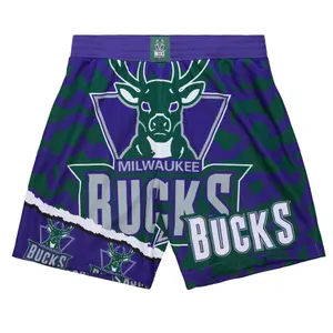 Pantaloncini Milwaukee Bucks NBA Jumbotron 2.0 Sublimated image-0