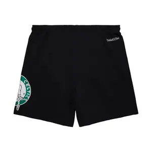 Shorts in pile con logo vintage Boston Celtics Postgame image-1